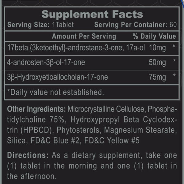 Halotestin Supplement Facts
