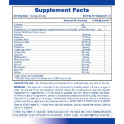 Collagen Peptides Supplement Facts