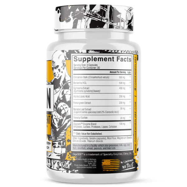 Condemned HumaSlin Supplement Facts