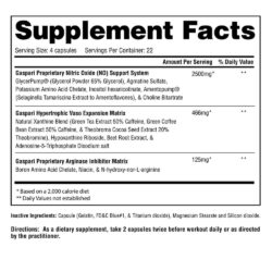 PlasmaJet Supp Facts
