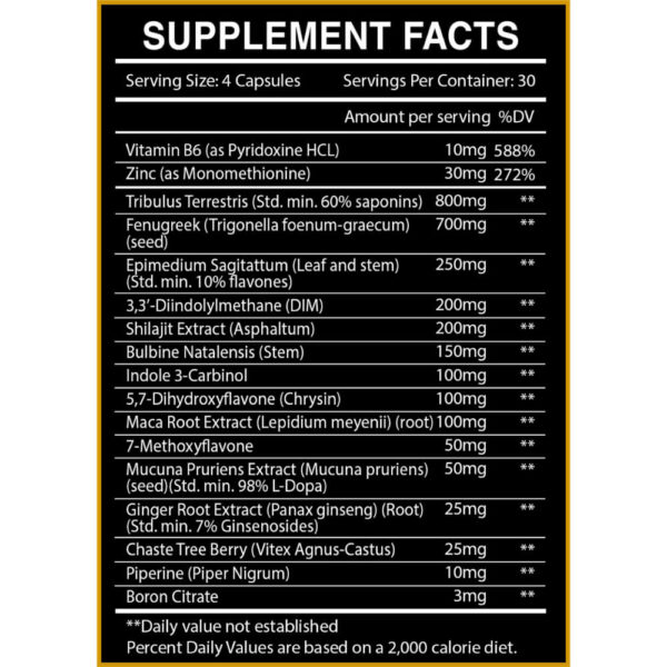 Retreat Supplement Facts