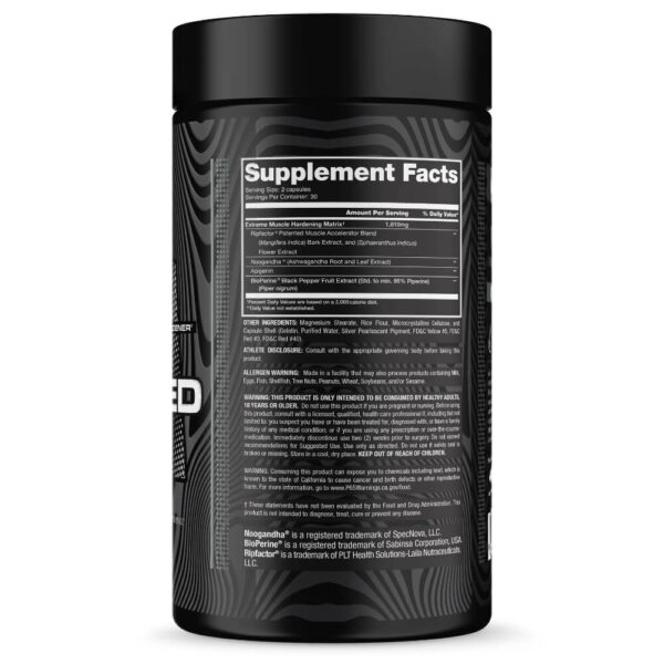 Shredded Supplement Facts