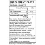 Bulk Pre-Workout Supplement Facts