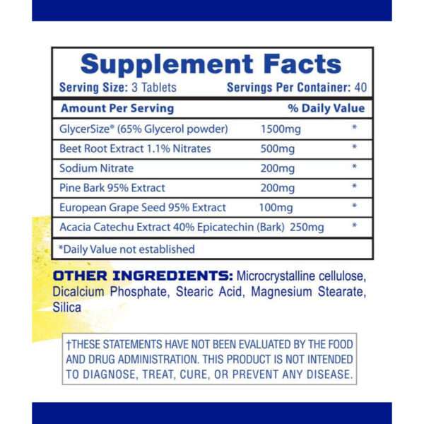 N'Gorge Xtreme Supplement Facts