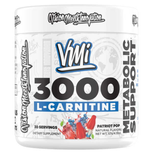 L-Carnitine 3000 Powder supplement by VMI Sports.